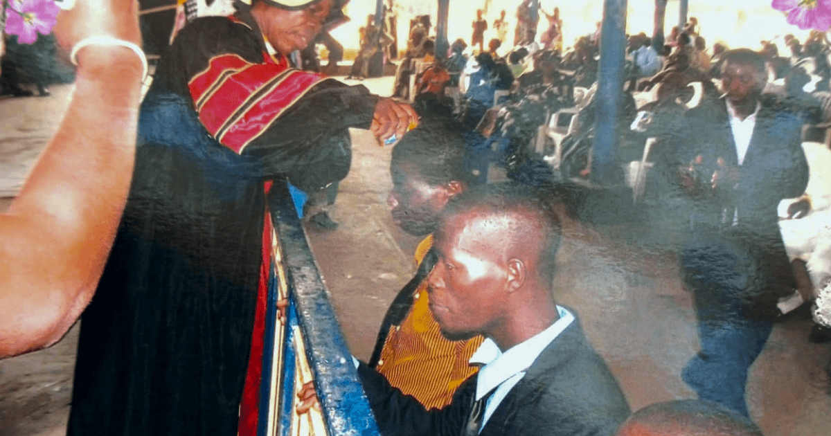 Niyi Makinde being ordained as a minister